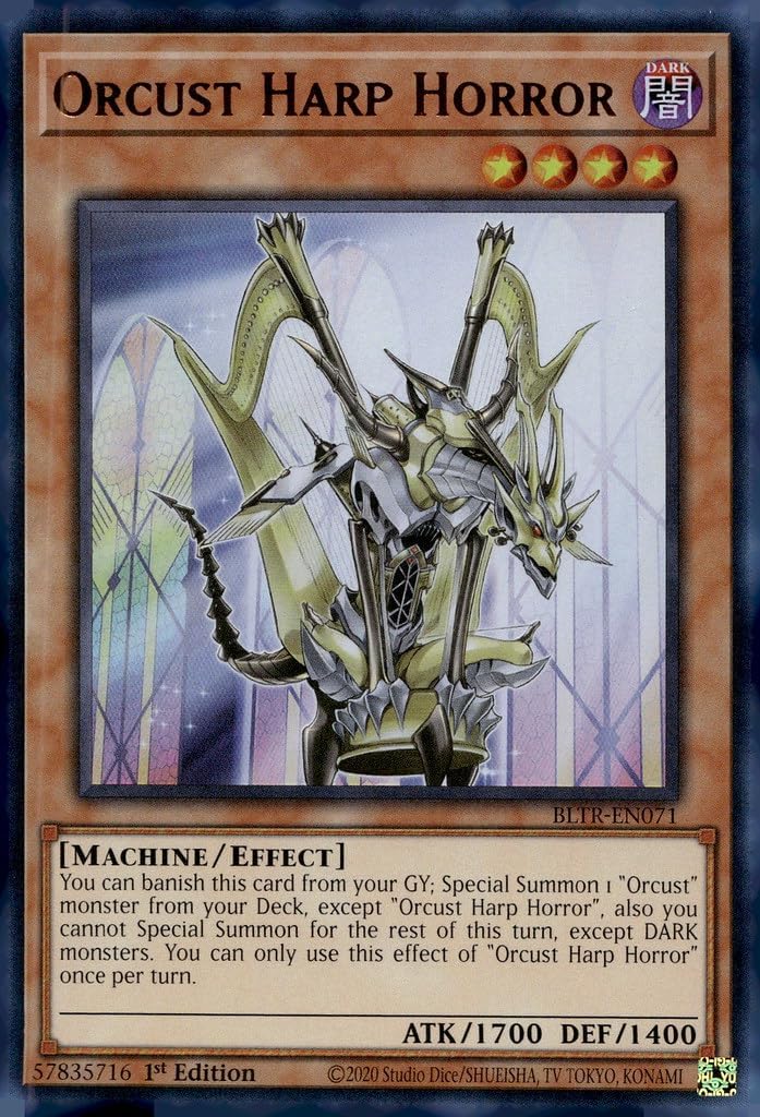 Orcust Harp Horror - BLTR-EN071 - Ultra Rare - 1st Edition