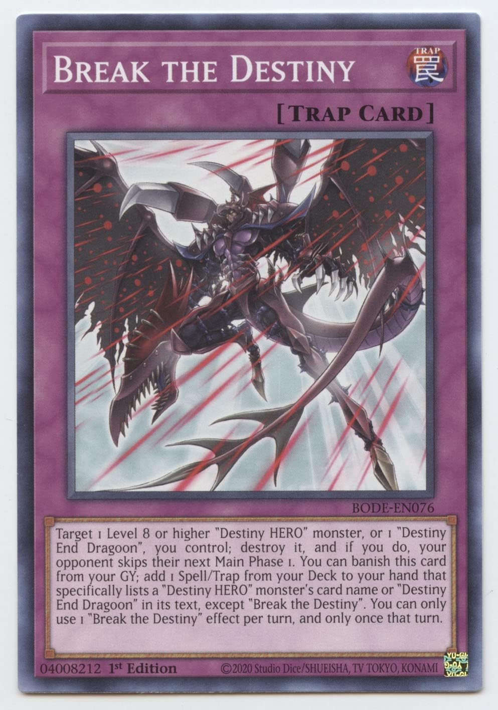 Break The Destiny - BODE-EN076 - Common - 1st Edition