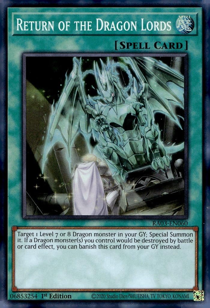 Return of The Dragon Lords - RA03-EN060 - Super Rare - 1st Edition