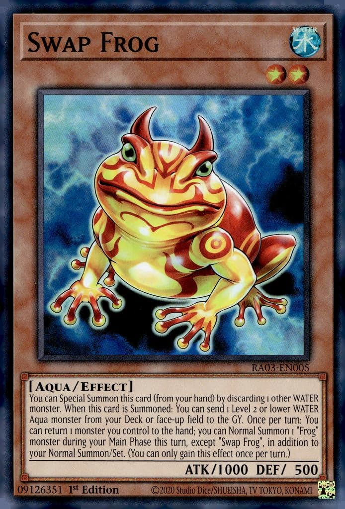 Swap Frog - RA03-EN005 - Super Rare - 1st Edition