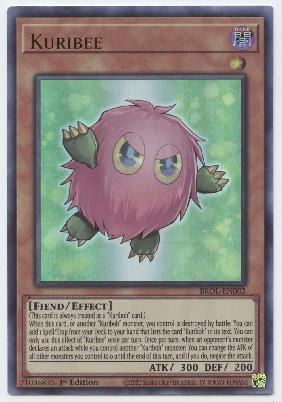 Kuribee - BROL-EN002 - Ultra Rare - 1st Edition