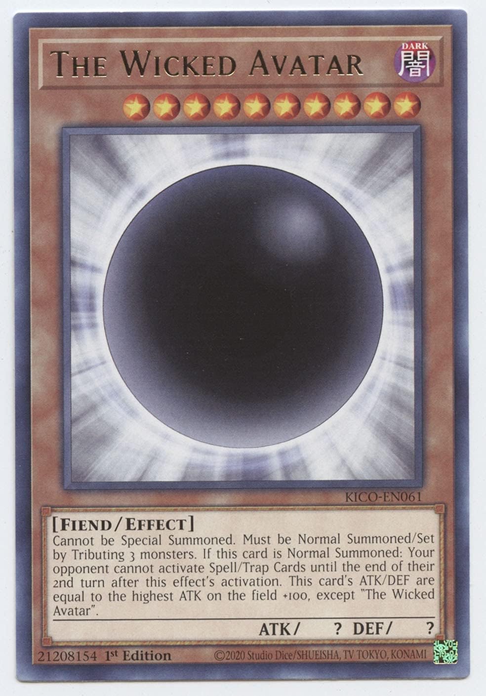 The Wicked Avatar - KICO-EN061 - Rare - 1st Edition