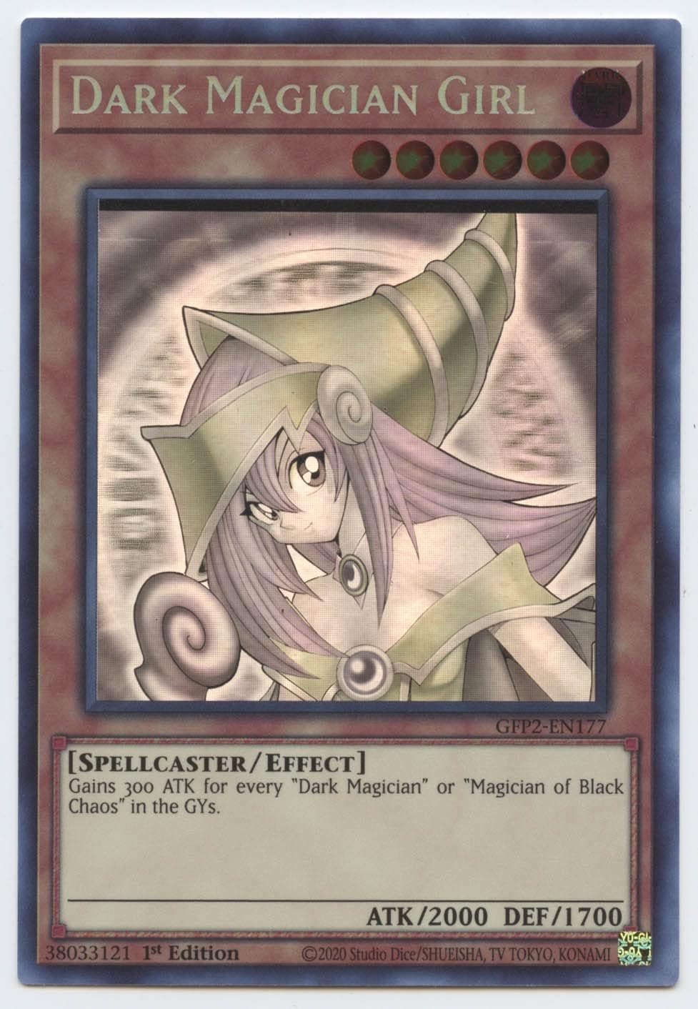 YU-GI-OH! Dark Magician Girl - GFP2-EN177 - Ghost Rare - 1st Edition