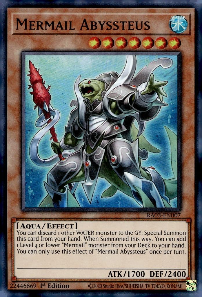 Mermail Abyssteus (UR) - RA03-EN007 - Ultra Rare - 1st Edition