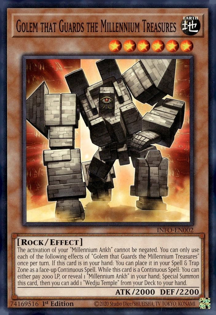 Golem That Guards The Millennium Treasures - INFO-EN002 - Common - 1st Edition