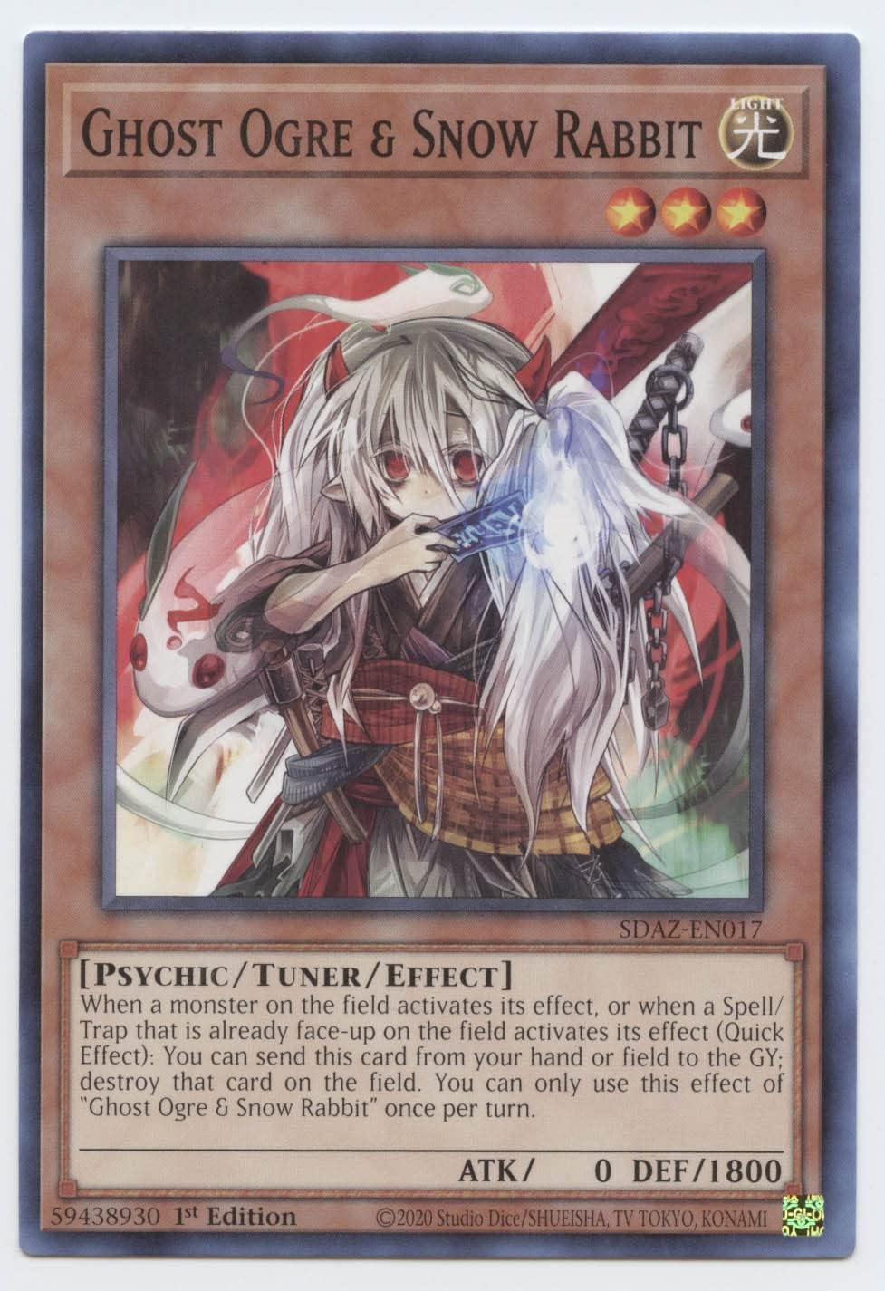 Ghost Ogre & Snow Rabbit - SDAZ-EN017 - Common - 1st Edition
