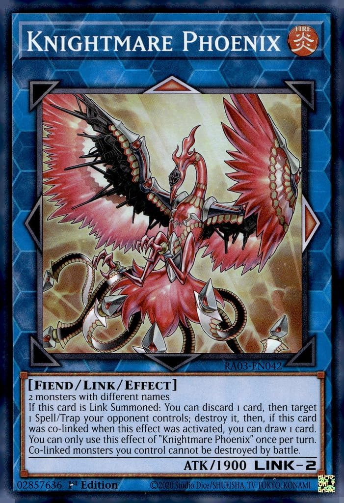 Knightmare Phoenix - RA03-EN042 - Super Rare - 1st Edition