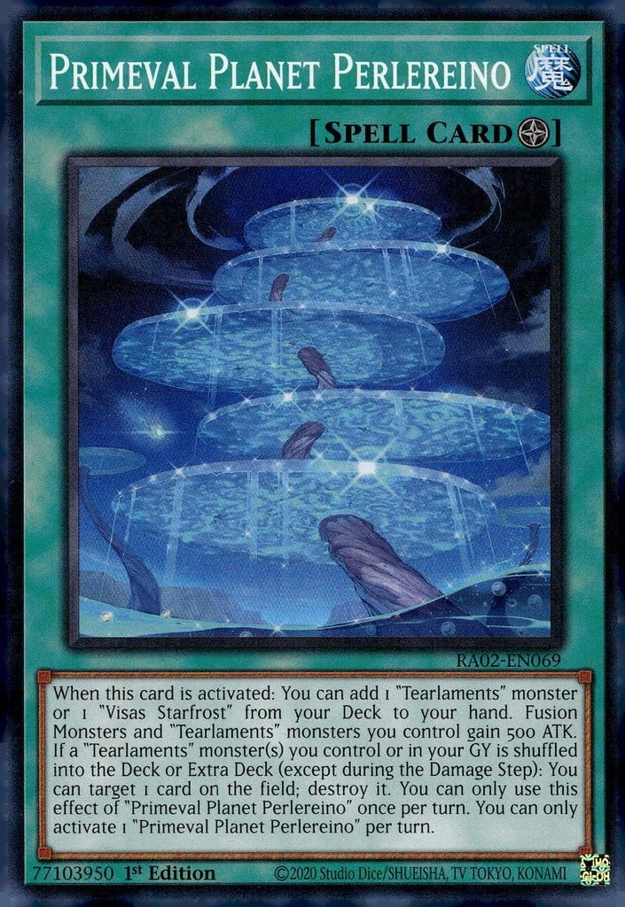 Primeval Planet Perlereino - RA02-EN069 - Super Rare - 1st Edition