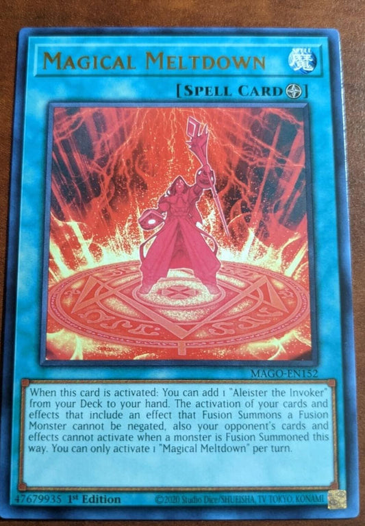 Yugioh Magical Meltdown MAGO-EN152 1st Edition Near Mint