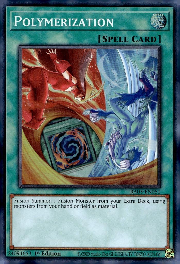 Polymerization (B) (Hero Art) - RA03-EN051 - Super Rare - 1st Edition