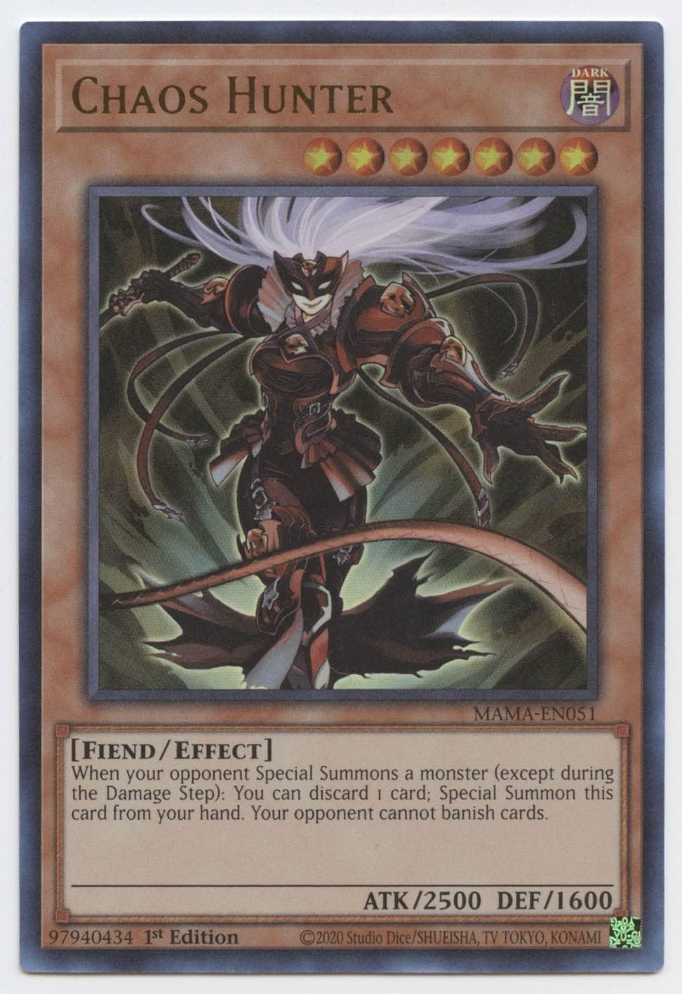 Chaos Hunter - MAMA-EN051 - Ultra Rare - 1st Edition
