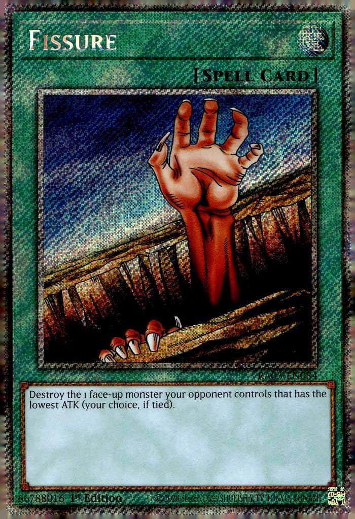 Fissure (Platinum Secret Rare) - RA03-EN084 - Platinum Secret Rare - 1st Edition