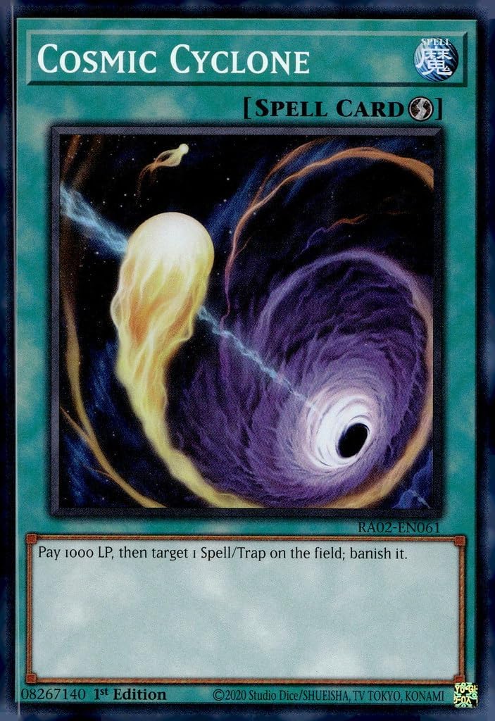 Cosmic Cyclone - RA02-EN061 - Super Rare - 1st Edition