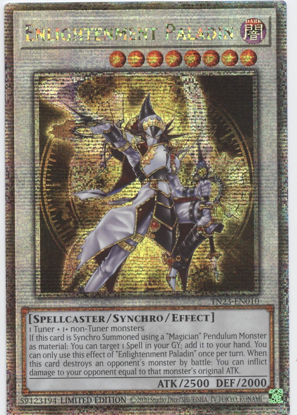 Enlightenment Paladin - TN23-EN010 - Quarter Century Secret Rare - Limited Edition