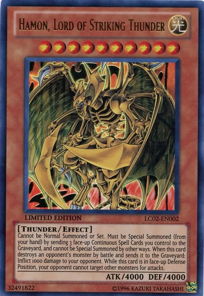 Yu-Gi-Oh! - Hamon, Lord of Striking Thunder (LC02-EN002) - Legendary Collecti...