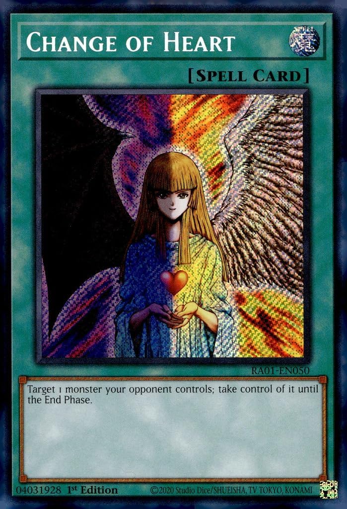 Change of Heart (Secret Rare) - RA01-EN050 - Secret Rare - 1st Edition