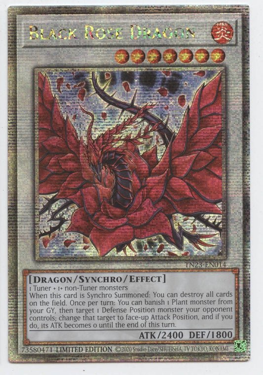 Black Rose Dragon - TN23-EN014 - Quarter Century Secret Rare - Limited Edition