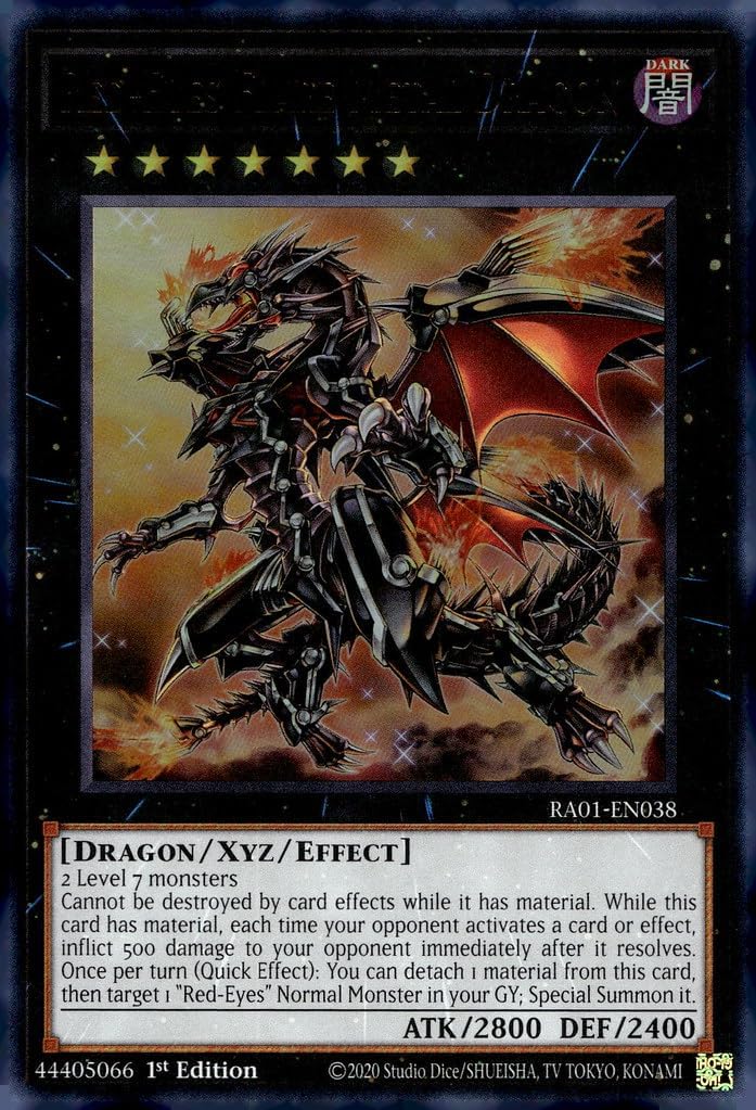 Red-Eyes Flare Metal Dragon (UR) - RA01-EN038 - Ultra Rare - 1st Edition