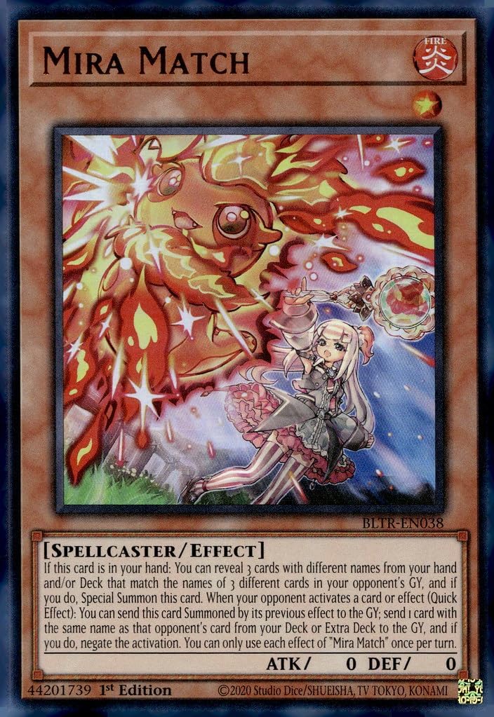 Mira Match - BLTR-EN038 - Ultra Rare - 1st Edition