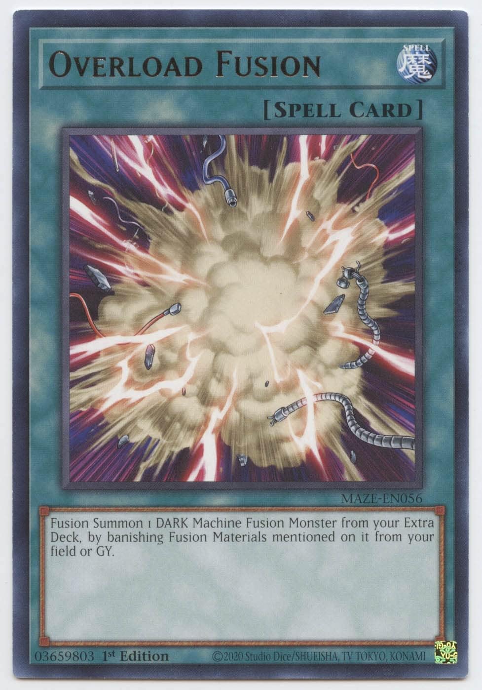 Overload Fusion - MAZE-EN056 - Rare - 1st Edition