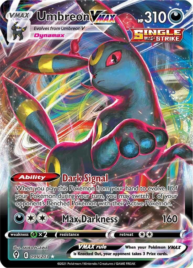 Pokemon Umbreon VMAX - 095/203 - Ultra Rare - Sword & Shield - Evolving Skies