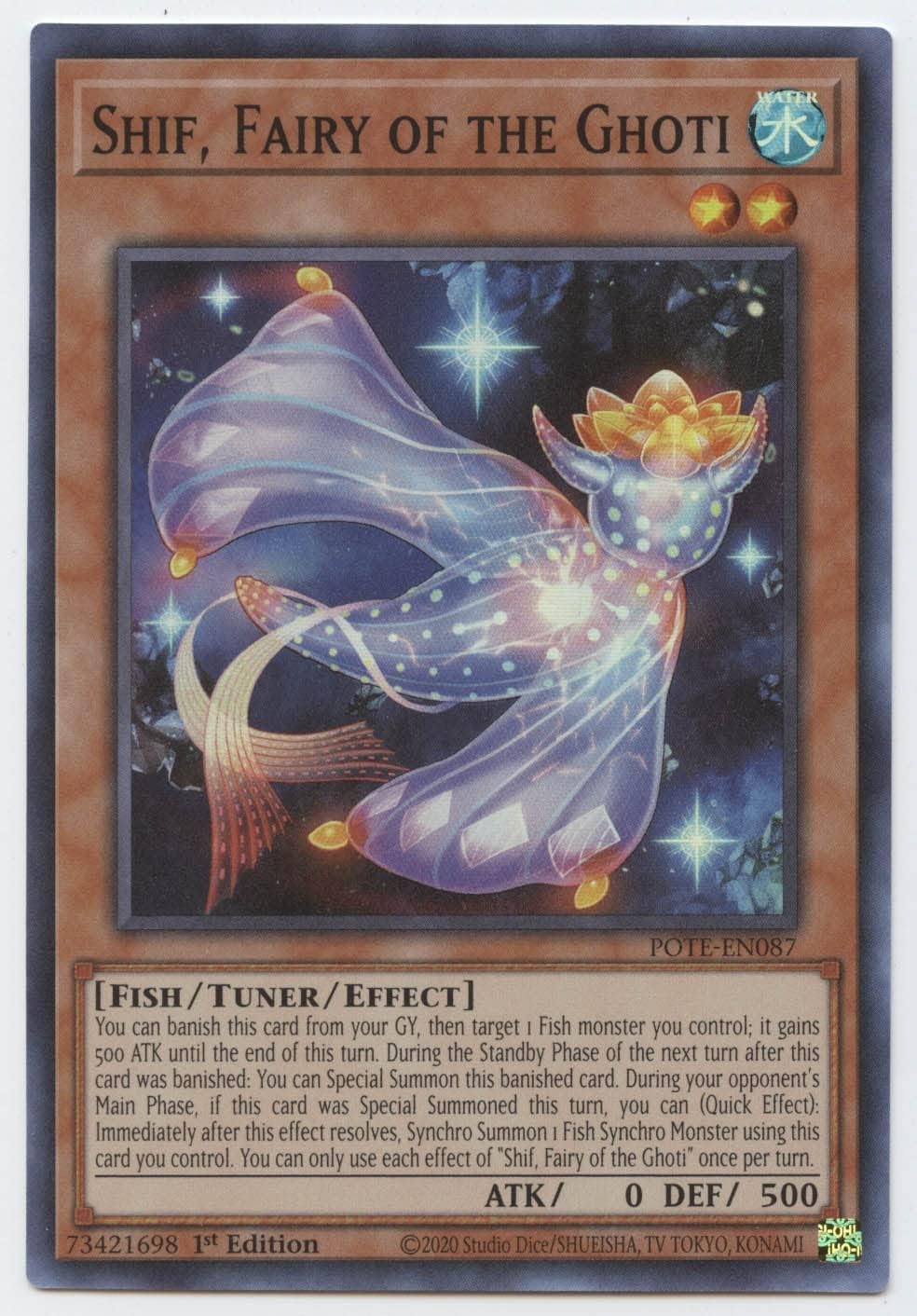 Shif, Fairy of The Ghoti - POTE-EN087 - Super Rare - 1st Edition