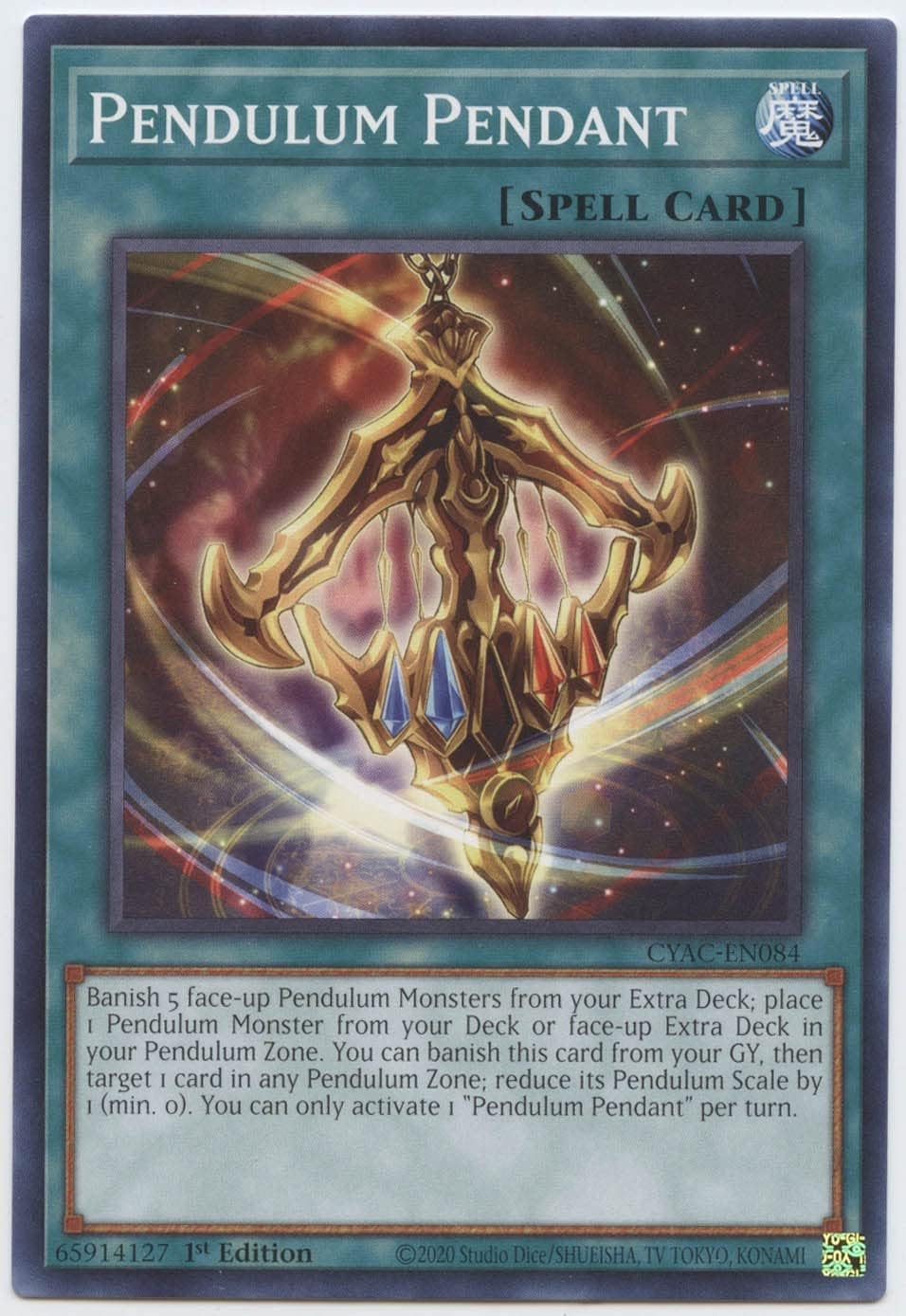 YU-GI-OH! Pendulum Pendant - CYAC-EN084 - Common - 1st Edition