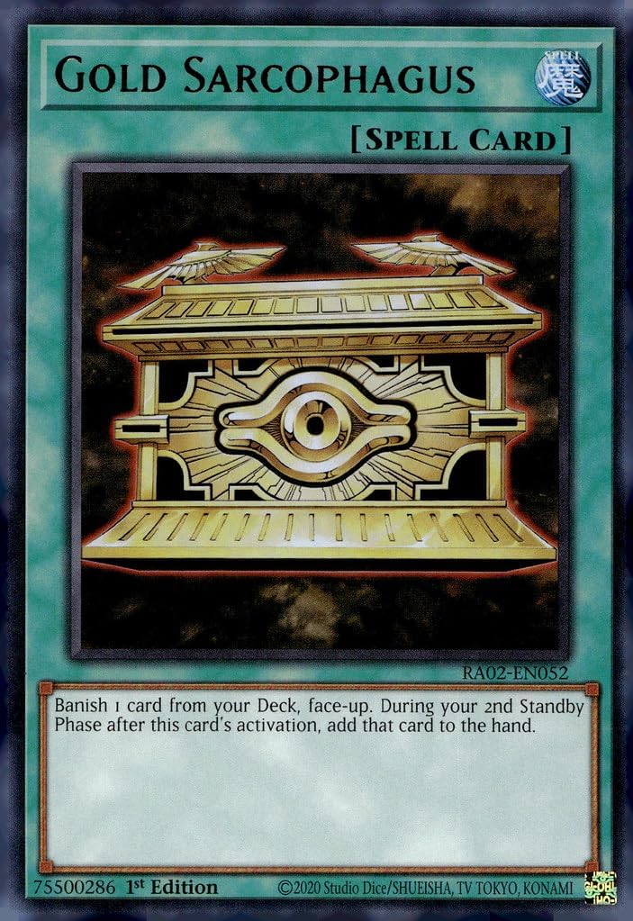 Gold Sarcophagus (UR) - RA02-EN052 - Ultra Rare - 1st Edition