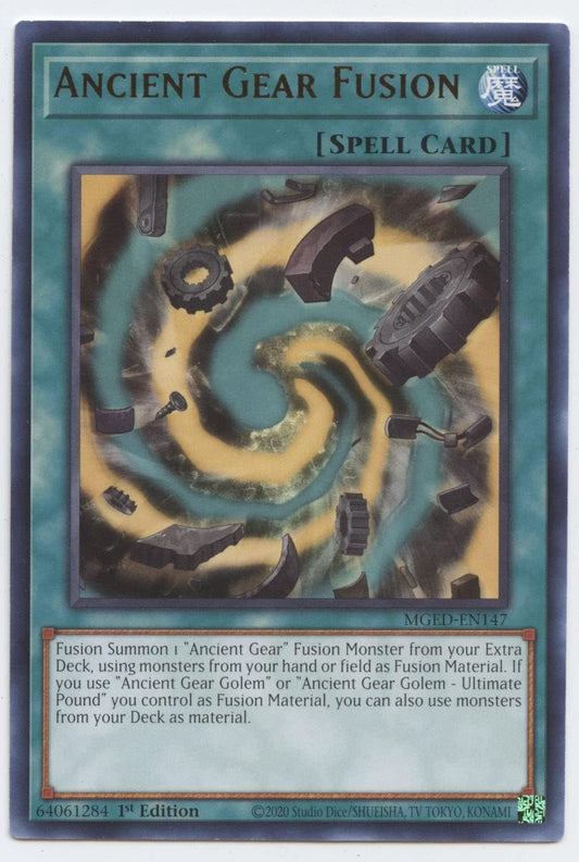 Ancient Gear Fusion - MGED-EN147 - Rare - 1st Edition