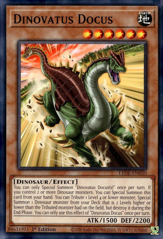 YU-GI-OH! Dinovatus Docus - LEDE-EN030 - Common - 1st Edition