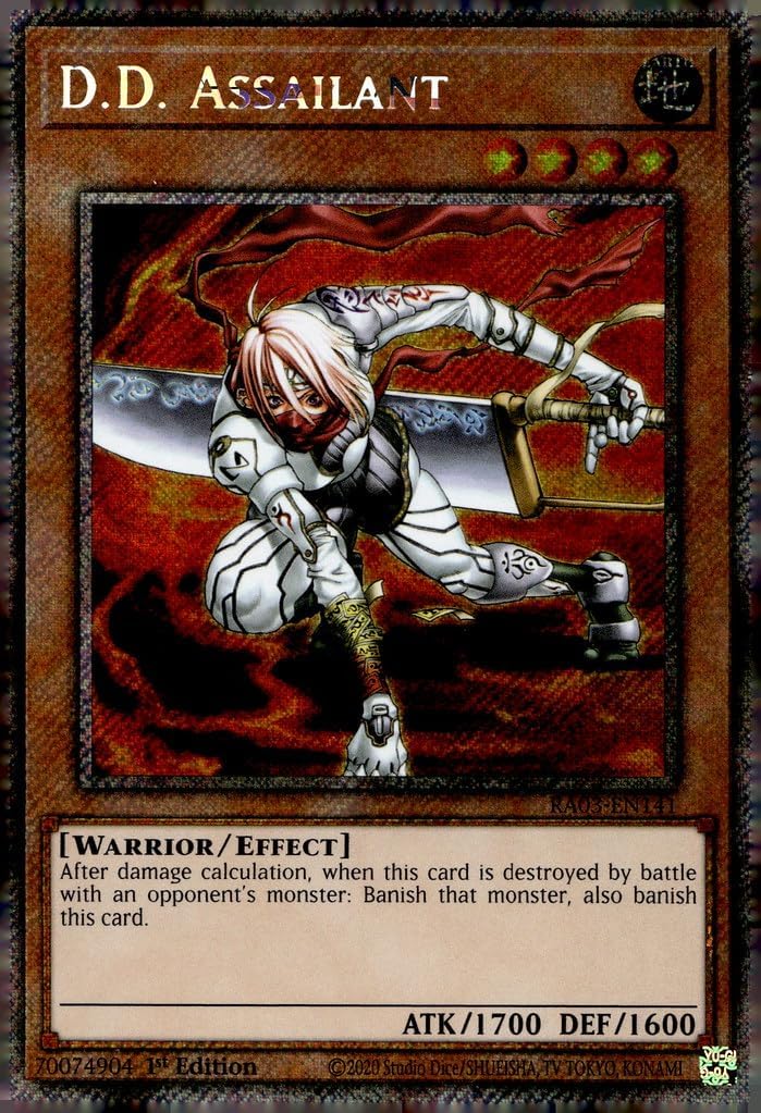 D.D. Assailant (Platinum Secret Rare) - RA03-EN141 - Platinum Secret Rare - 1st Edition