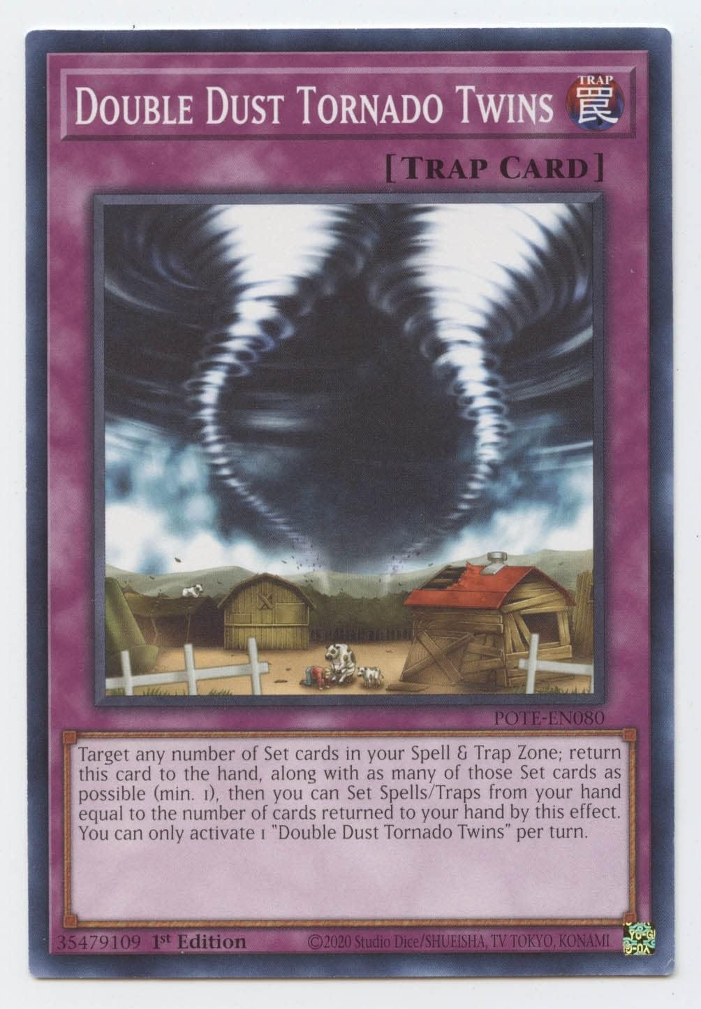 Double Dust Tornado Twins - POTE-EN080 - Common - 1st Edition