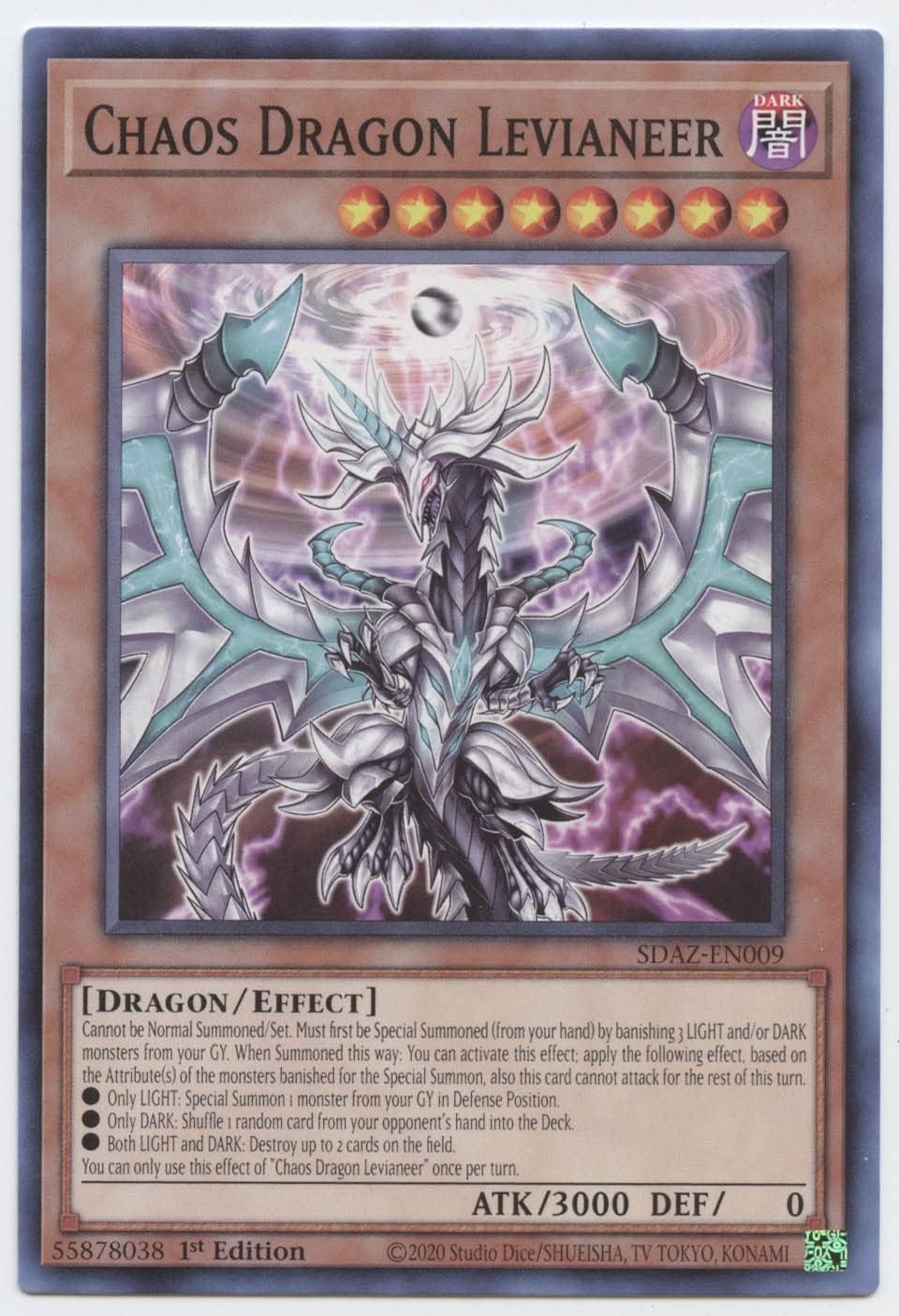 YU-GI-OH! Chaos Dragon Levianeer - SDAZ-EN009 - Common - 1st Edition