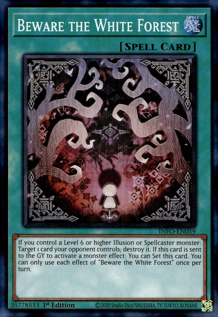 Beware The White Forest - INFO-EN059 - Super Rare - 1st Edition