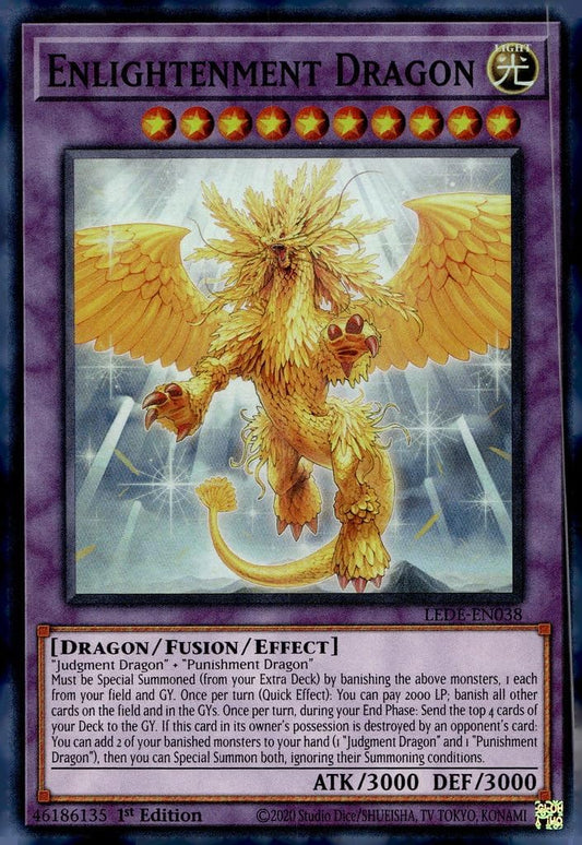 YU-GI-OH! Enlightenment Dragon - Super Rare - 1st Edition - Collectible Card Game Card -  - card - 1 piece