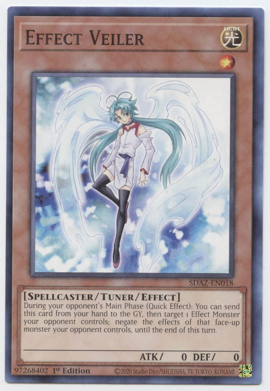 YU-GI-OH! Effect Veiler - SDAZ-EN018 - Common - 1st Edition