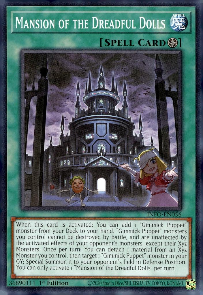 Mansion of The Dreadful Dolls - INFO-EN056 - Common - 1st Edition