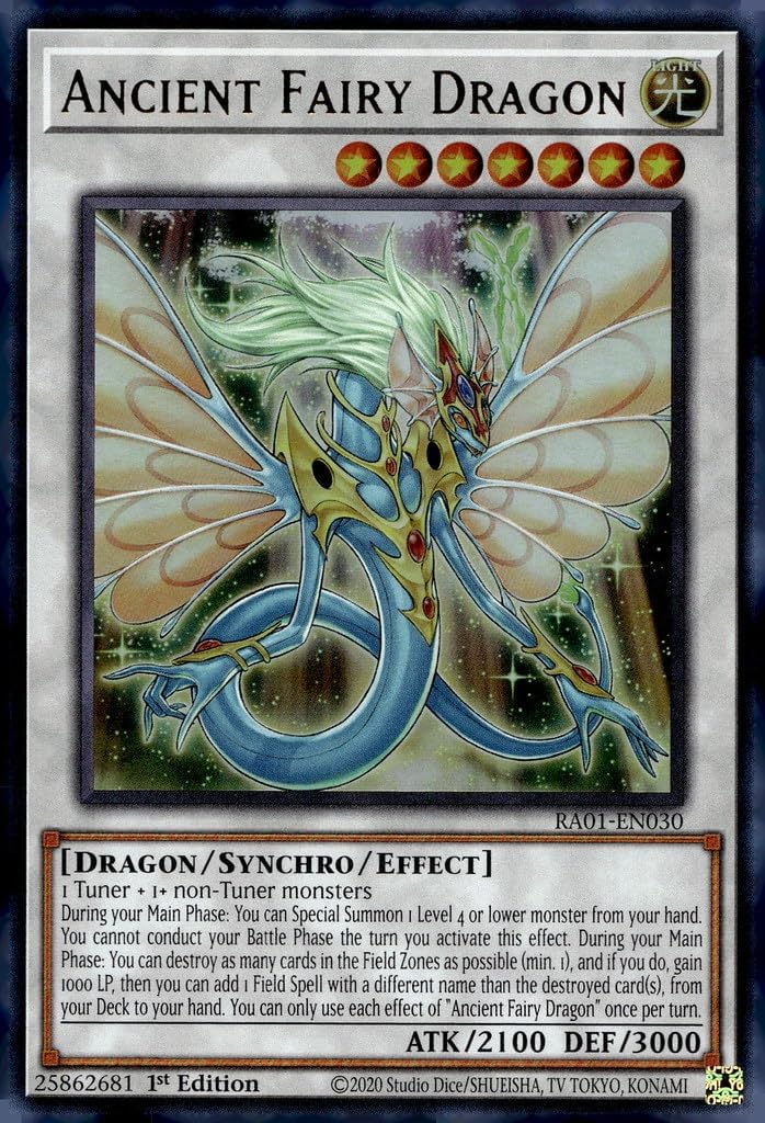 Ancient Fairy Dragon (UR) - RA01-EN030 - Ultra Rare - 1st Edition