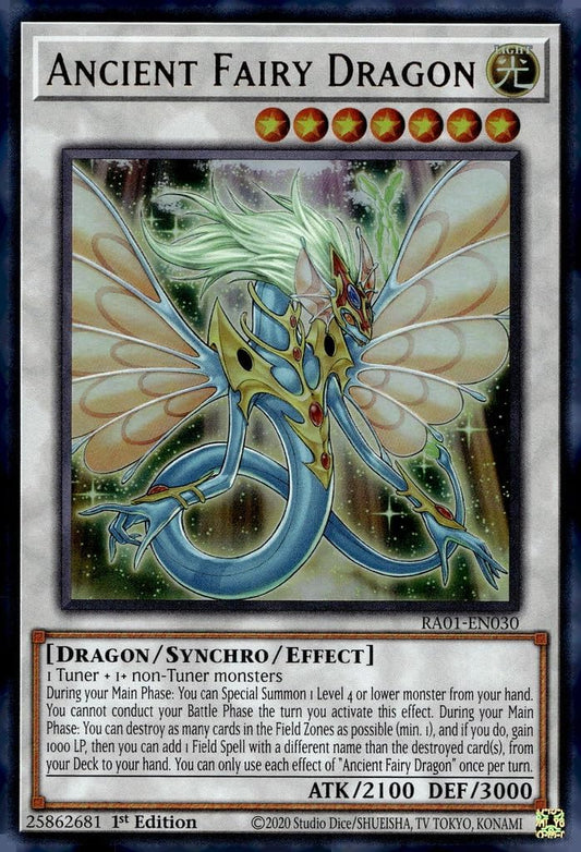 Ancient Fairy Dragon (UR) - RA01-EN030 - Ultra Rare - 1st Edition