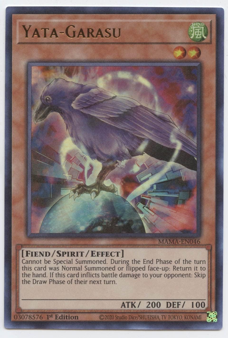 Yata-Garasu - MAMA-EN046 - Ultra Rare - 1st Edition