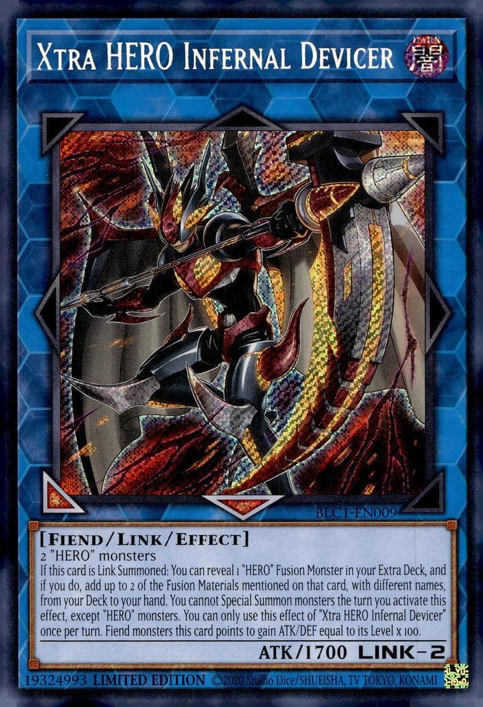 Xtra Hero Infernal Devicer - BLC1-EN009 - Secret Rare - Limited