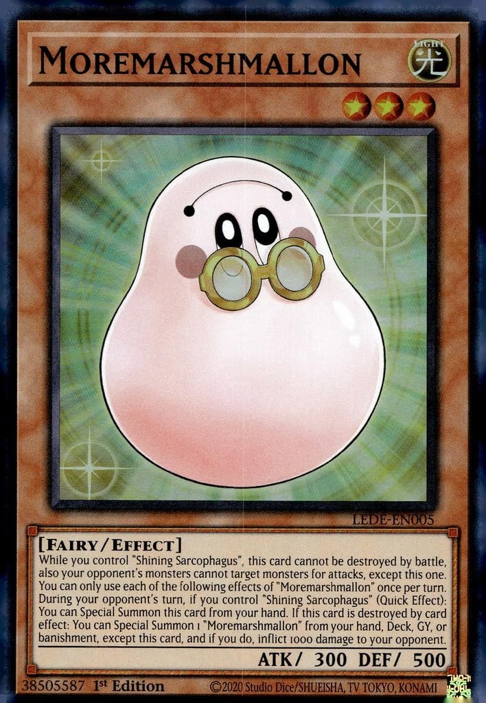 YU-GI-OH! Moremarshmallon - LEDE-EN005 - Super Rare - 1st Edition