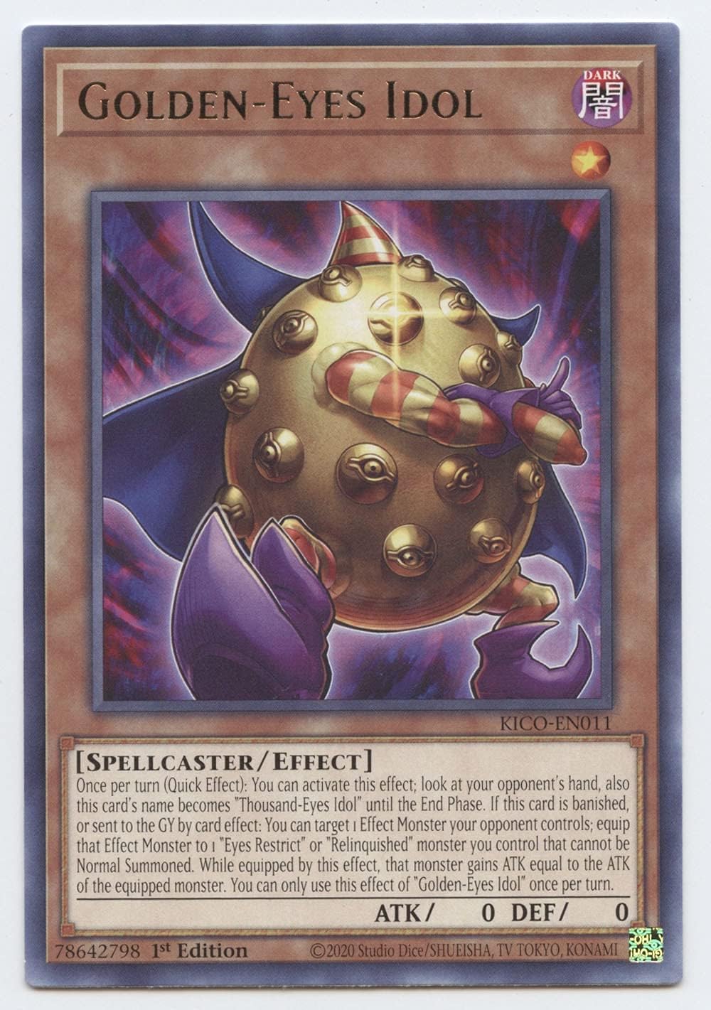 Golden-Eyes Idol - KICO-EN011 - Rare - 1st Edition