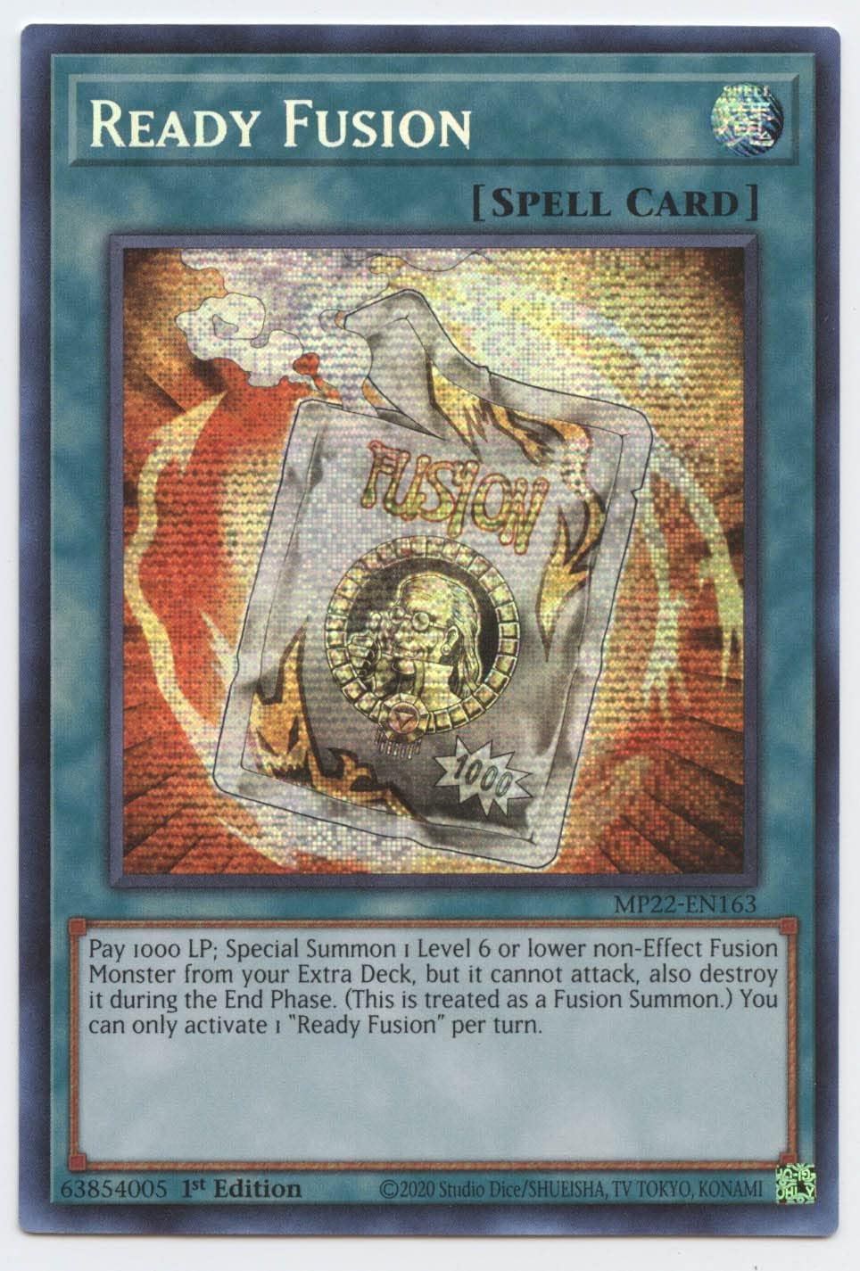 YU-GI-OH! Ready Fusion - MP22-EN163 - Prismatic Secret Rare - 1st Edition