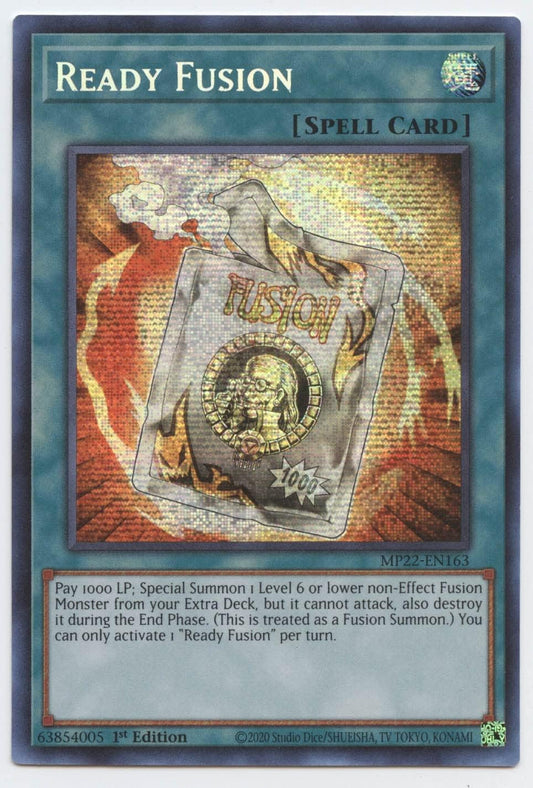 YU-GI-OH! Ready Fusion - MP22-EN163 - Prismatic Secret Rare - 1st Edition