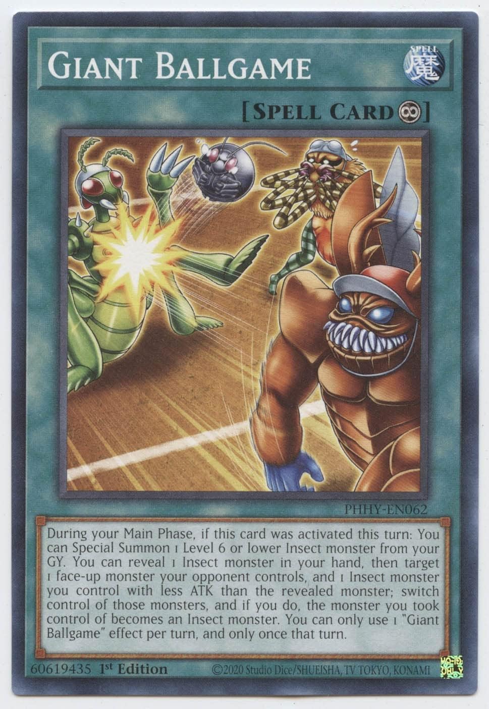 YU-GI-OH! Giant Ballgame - PHHY-EN062 - Common - 1st Edition