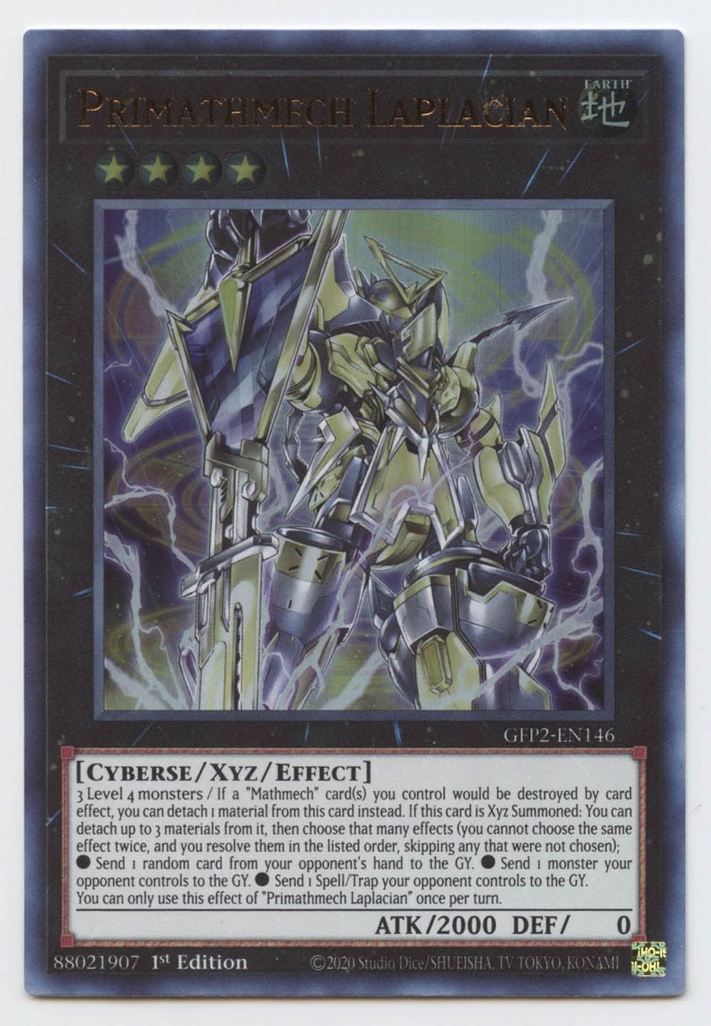 YU-GI-OH! Primathmech Laplacian - GFP2-EN146 - Ultra Rare - 1st Edition (1/1) - Collectible Card