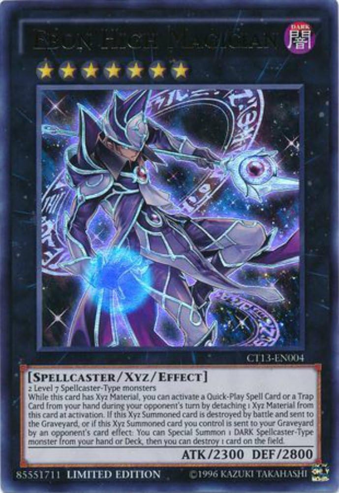 Yu-Gi-Oh! - Ebon High Magician (CT13-EN004) - 2016 Mega-Tins - Limited Edition - Ultra Rare by Yu-Gi-Oh!