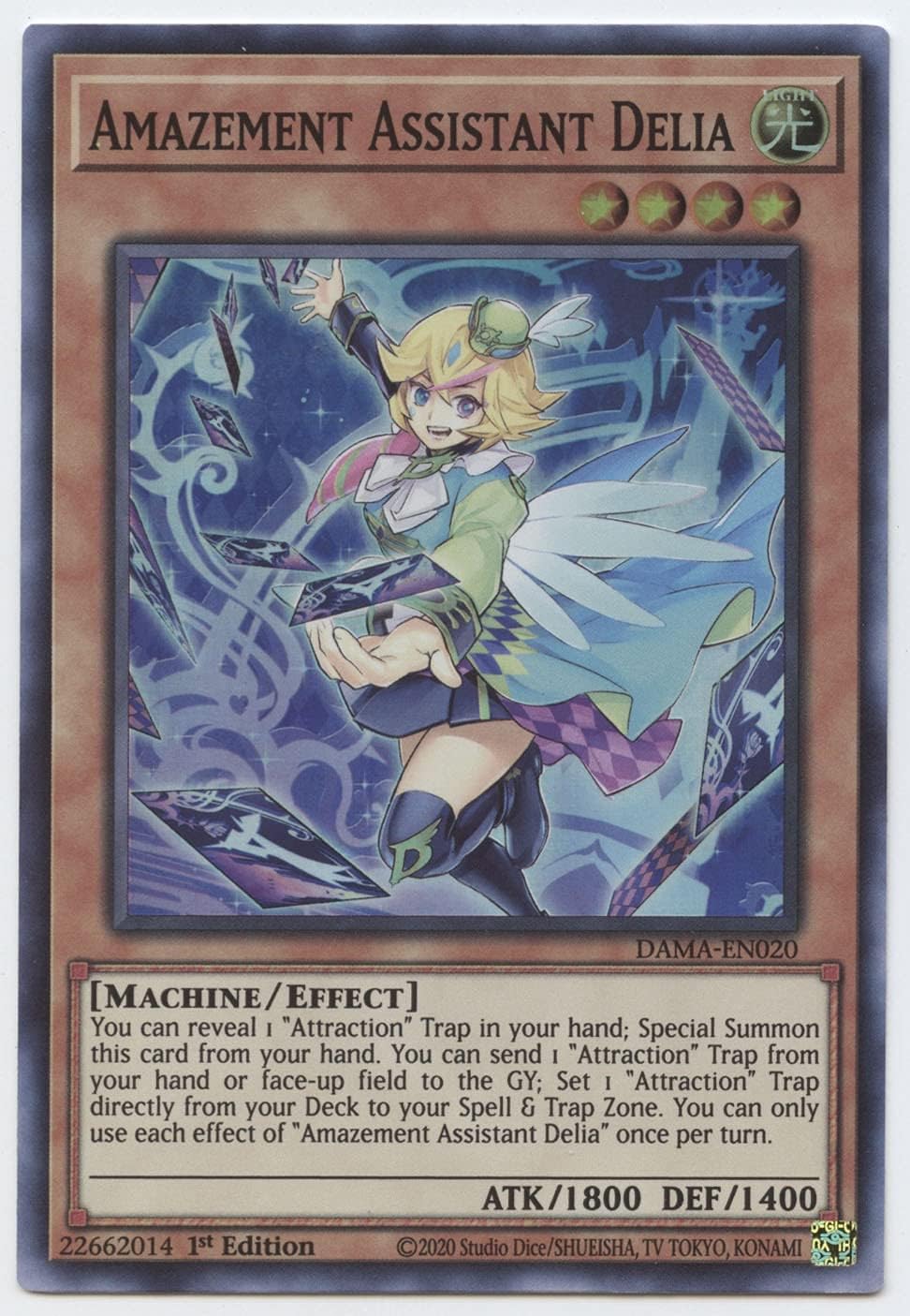 Amazement Assistant Delia - DAMA-EN020 - Super Rare - 1st Edition