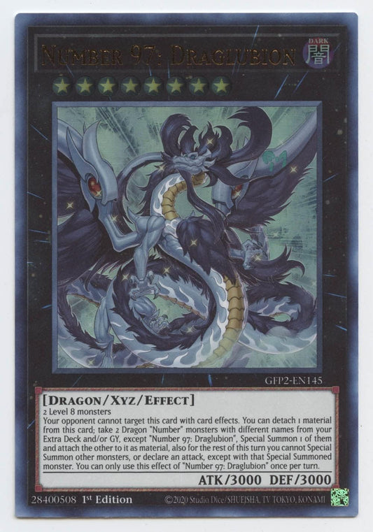 YU-GI-OH! Number 97: Draglubion - Ultra Rare - 1st Edition